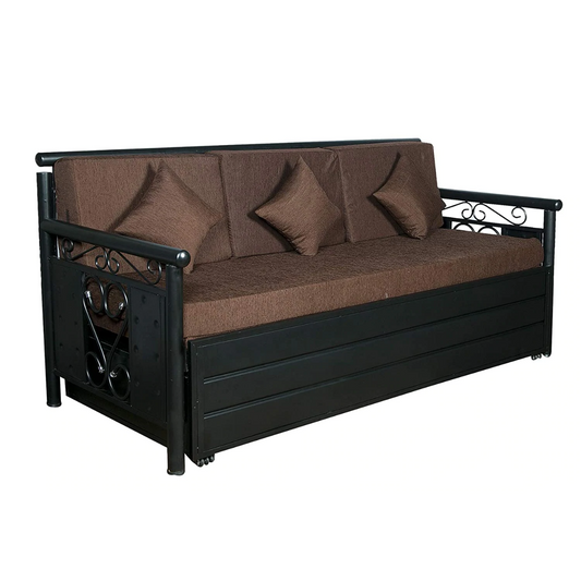 Sofa Cum Beds Brown Sofa Cum Bed with Hydraulic Storage