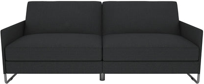 Sofa Cum Beds Convertible Futon Sofa Bed, Grey Linen