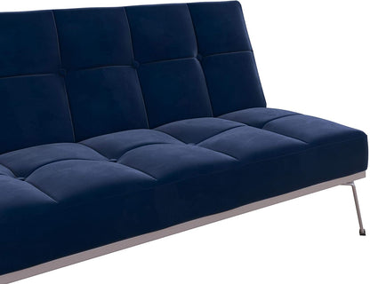 Sofa Cum Beds: Convertible Sofa Bed and Couch Futon, Blue