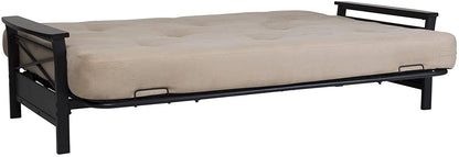 Sofa Cum Beds Espresso Wood Armrests, Full Size