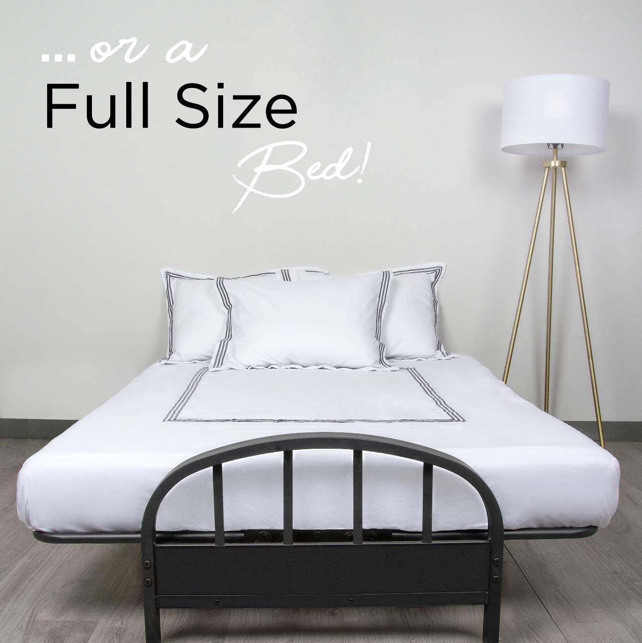 Sofa Cum Beds Foam Futon Mattress Full Size (Black) 