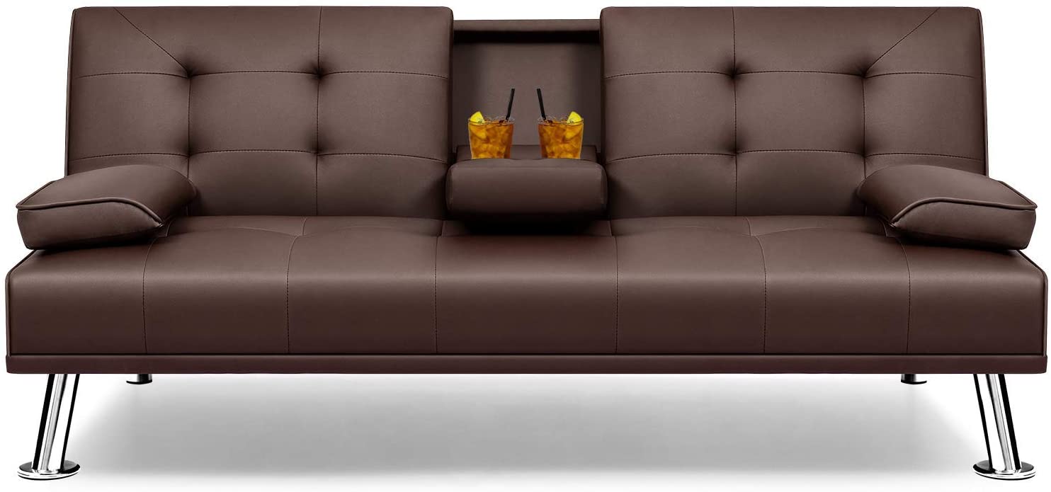 Madrid Futon Sofa Bed With Cup Holder | Cabinets Matttroy