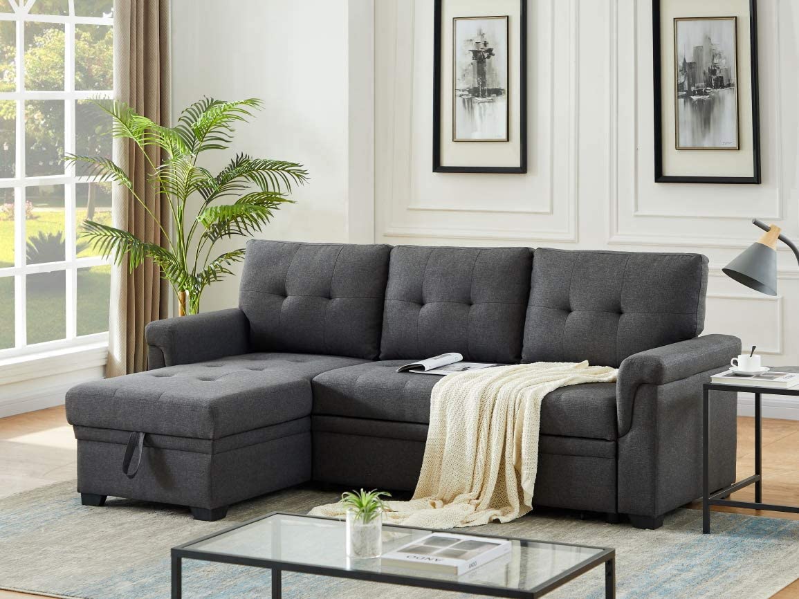 L Shape Sofa : Sleeper Sectional Sofa