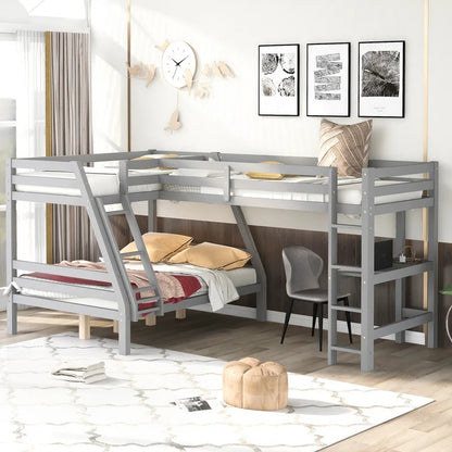 Bunk Bed: Standard Bunk Bed with Trundle