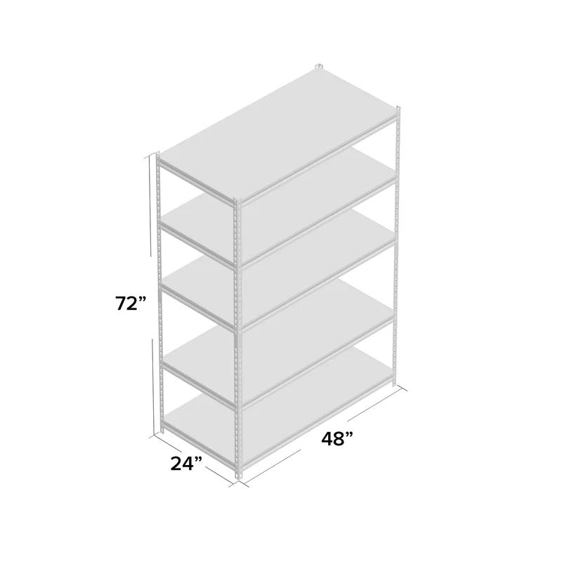 Display Unit: Steel Display Rack With Shelves