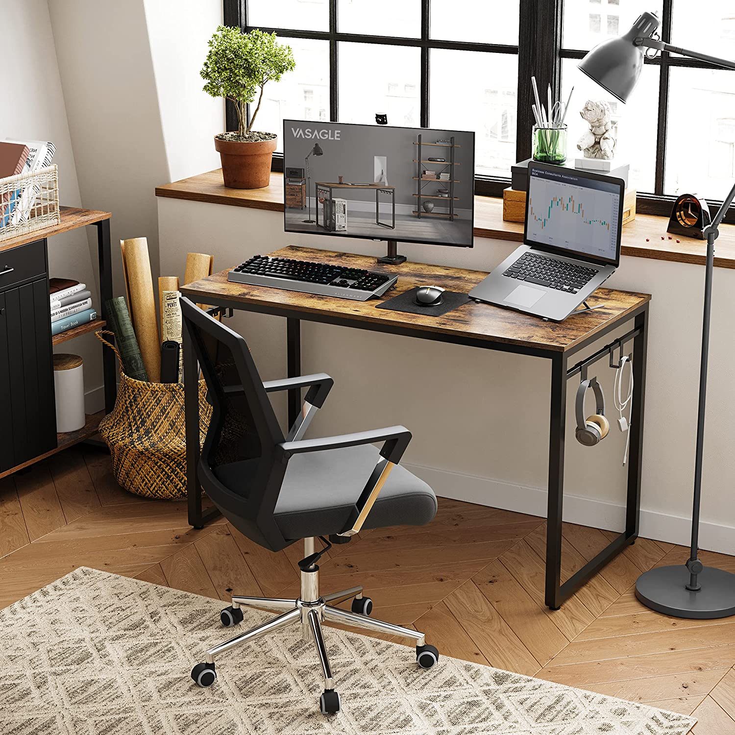 Office study outlet table and chair