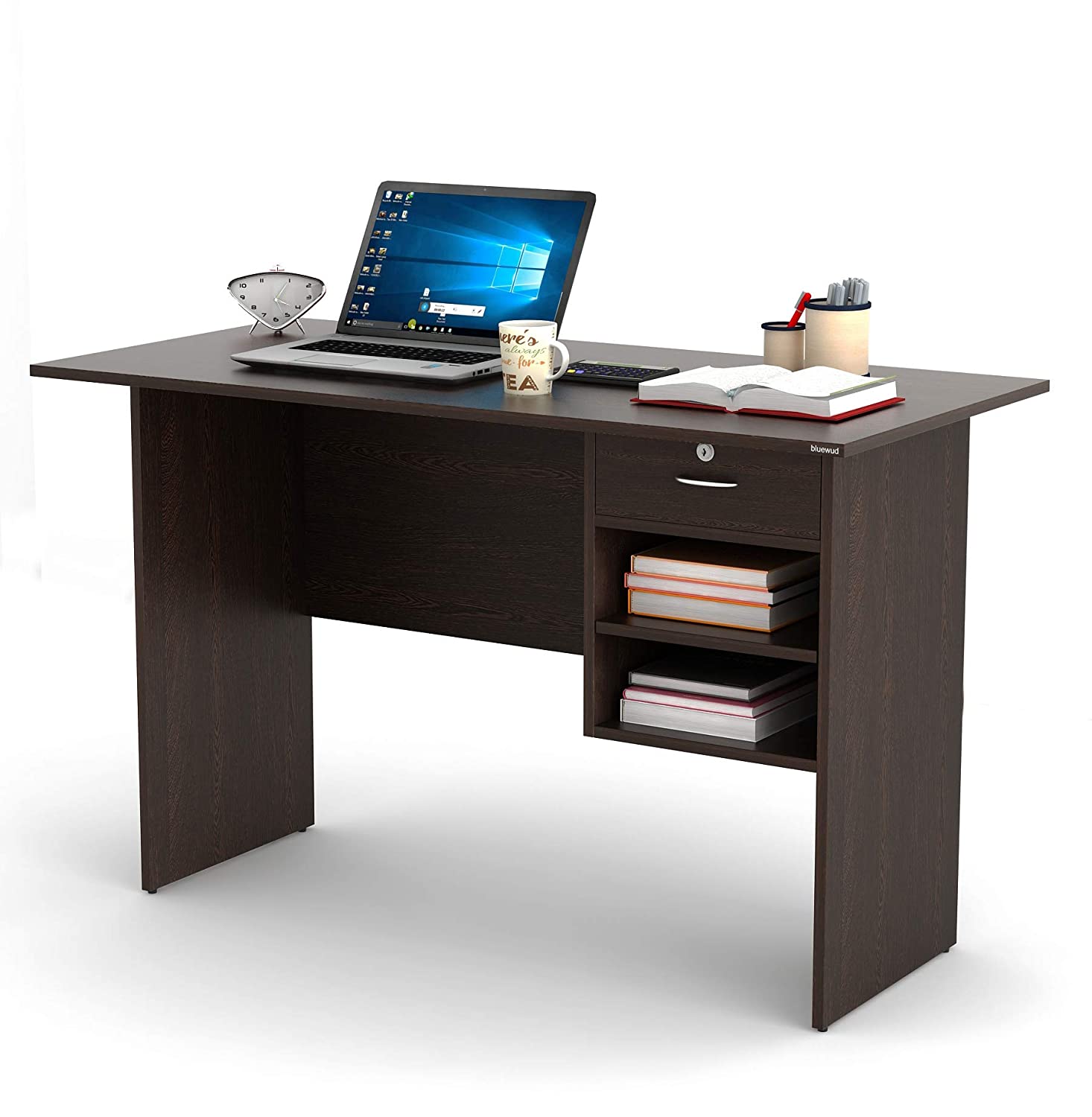 Study Table: Leon Study Table Desk for Home & Office (Wenge)