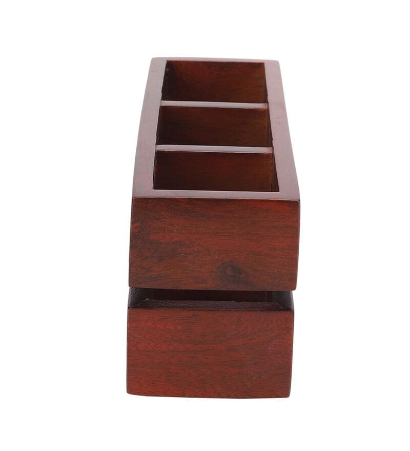 Pen Stand - StyleWood Sheesham Wood Pen Stand