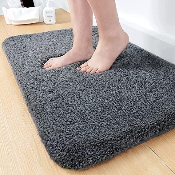 Doormats: Super Soft Anti Skid Solid Bathroom Rugs for Home, Bedroom Rugs