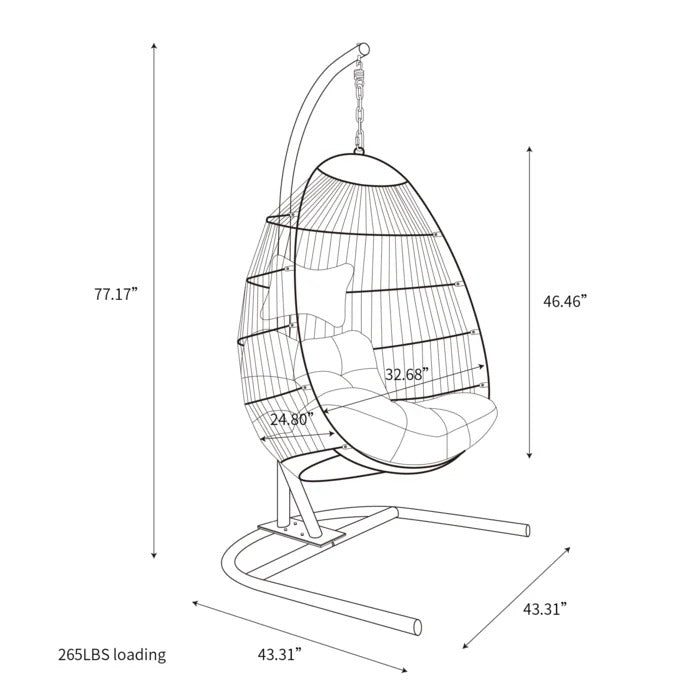 Swing Chairs Swing Chair with Stand GKW Retail