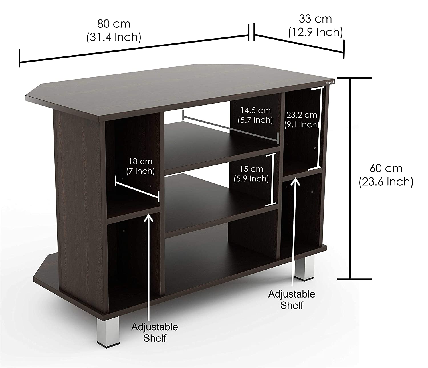 TV Stand Autier TV Entertainment Unit Set Top Box Stand Book