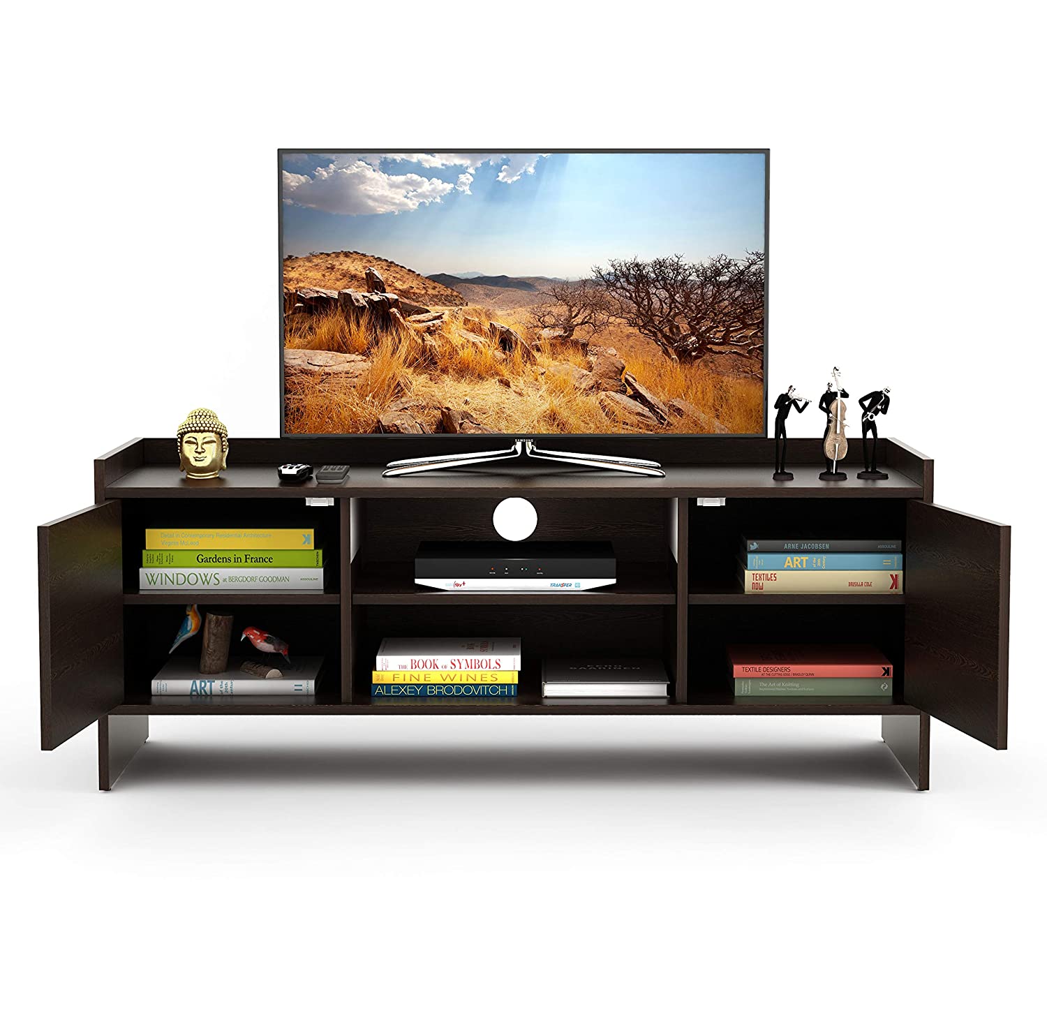 TV Stand: Chary TV Entertainment Unit Table/Set Top Box Stand (Wenge)