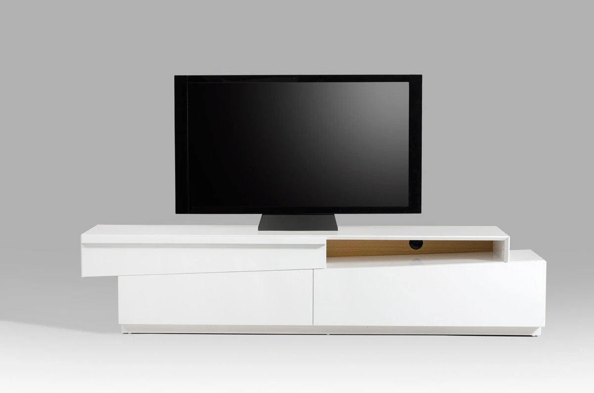 TV Stand Modrest  Modern White TV Stand