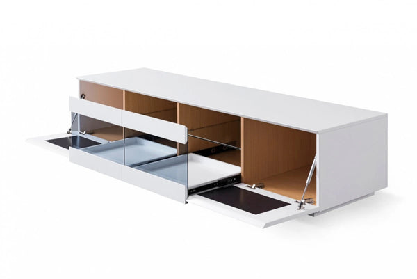 TV Stand SID Modern Small White TV Stand 