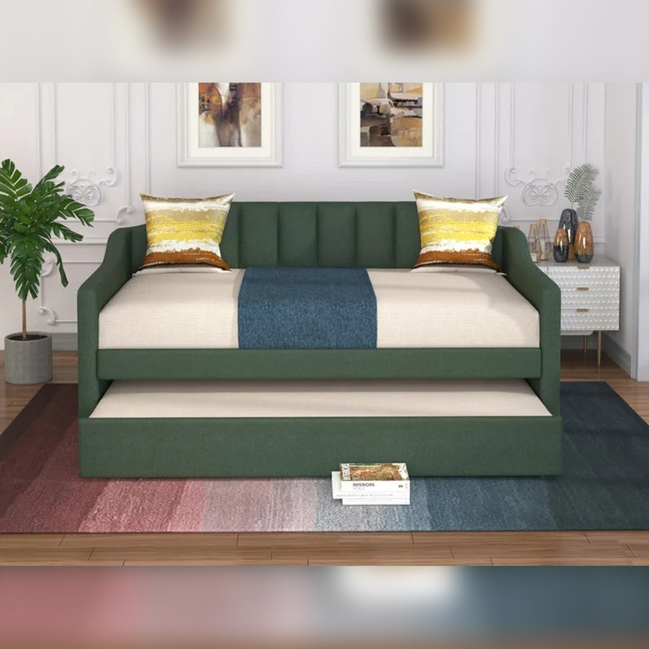 Trundle Bed Twin Daybed with Trundle