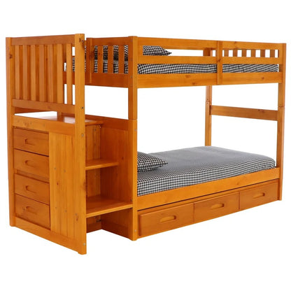 Bunk Bed: Twin Over Twin Standard Bunk Bed (Wooden)