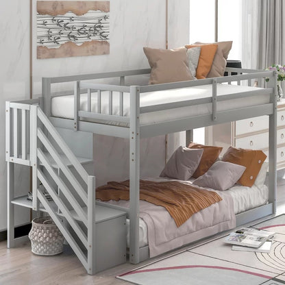 Bunk Bed: Twin Over Twin Standard Bunk Bed