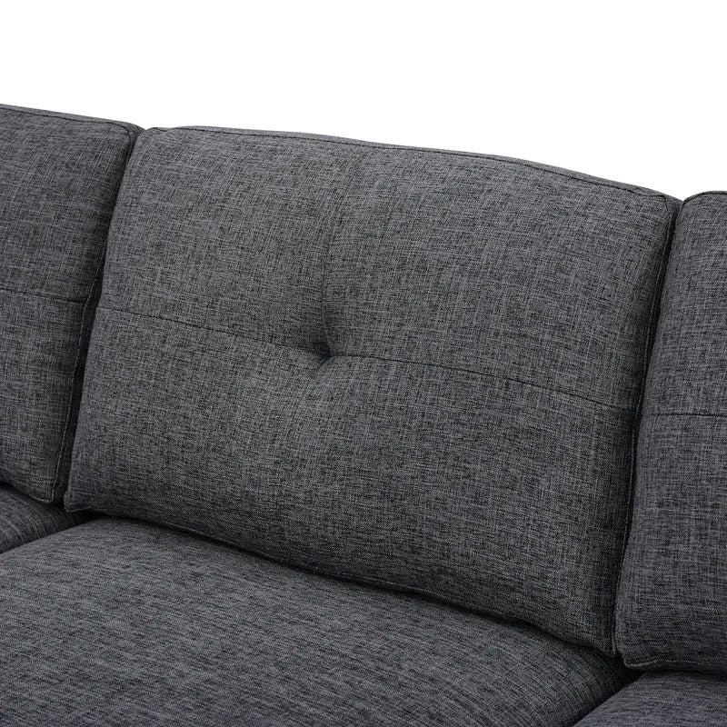 U Shape Sofa Set : 118" Wide Reversible Corner Chairs