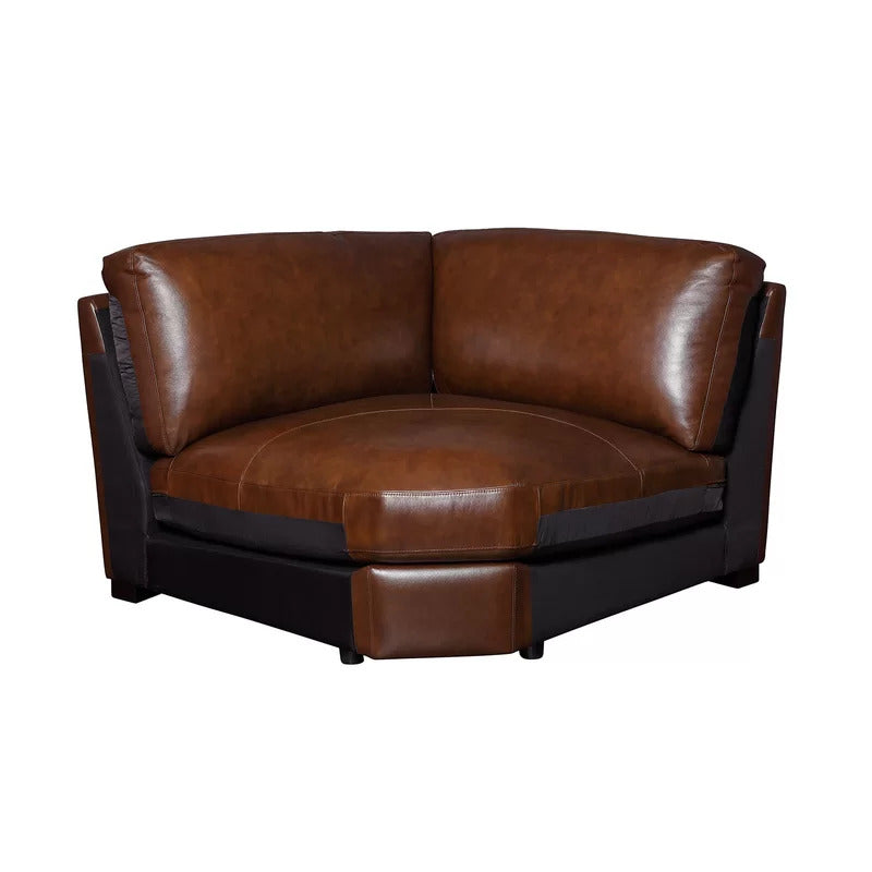 U Shape Sofa Set: 139.5" Wide Leatherette