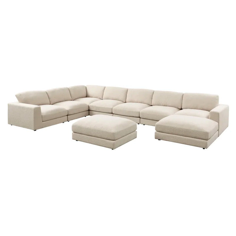 U Shape Sofa Set : 176'' Wide Reversible Corner Sectional
