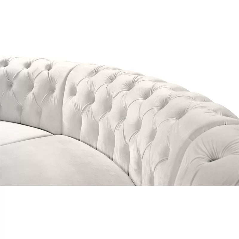 U Shape Sofa Set 6 Seater 140 Wide Velvet Sectional Gkw Retail
