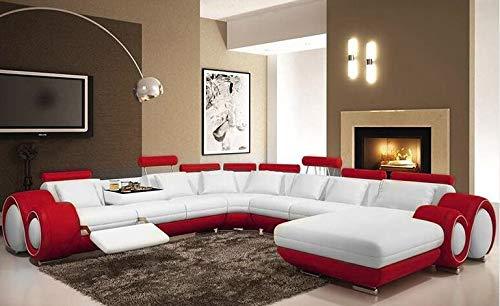 U Shape Sofa Set: 9 Seater Sofa Set Luxury Leatherette Corner Sofa Set