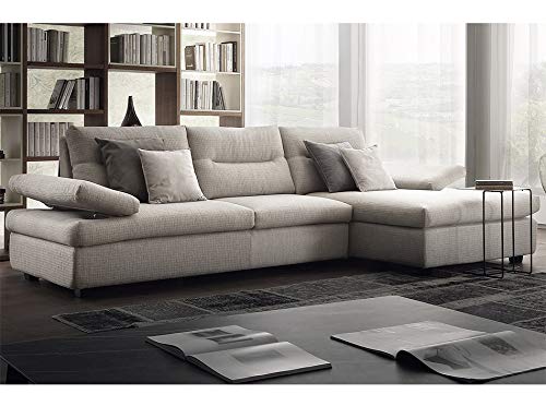 U Shape Sofa Set Italian Hardwood Sectional Sofa, Standard, Grey