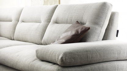 U Shape Sofa Set Italian Hardwood Sectional Sofa, Standard, Grey