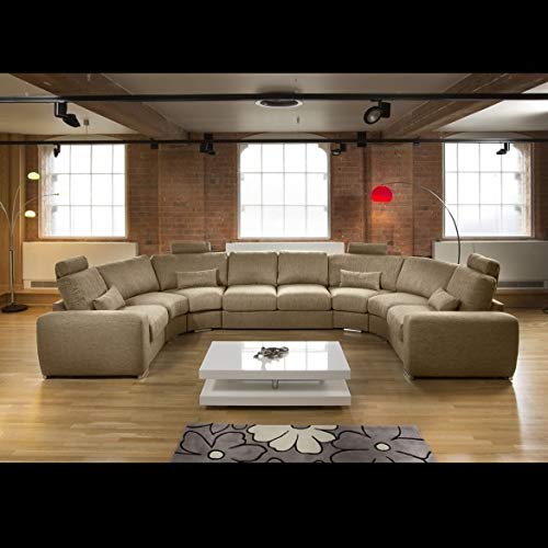 U Shape Sofa Set: Luxury Ultra Contemporary Sectional Sofa Set 