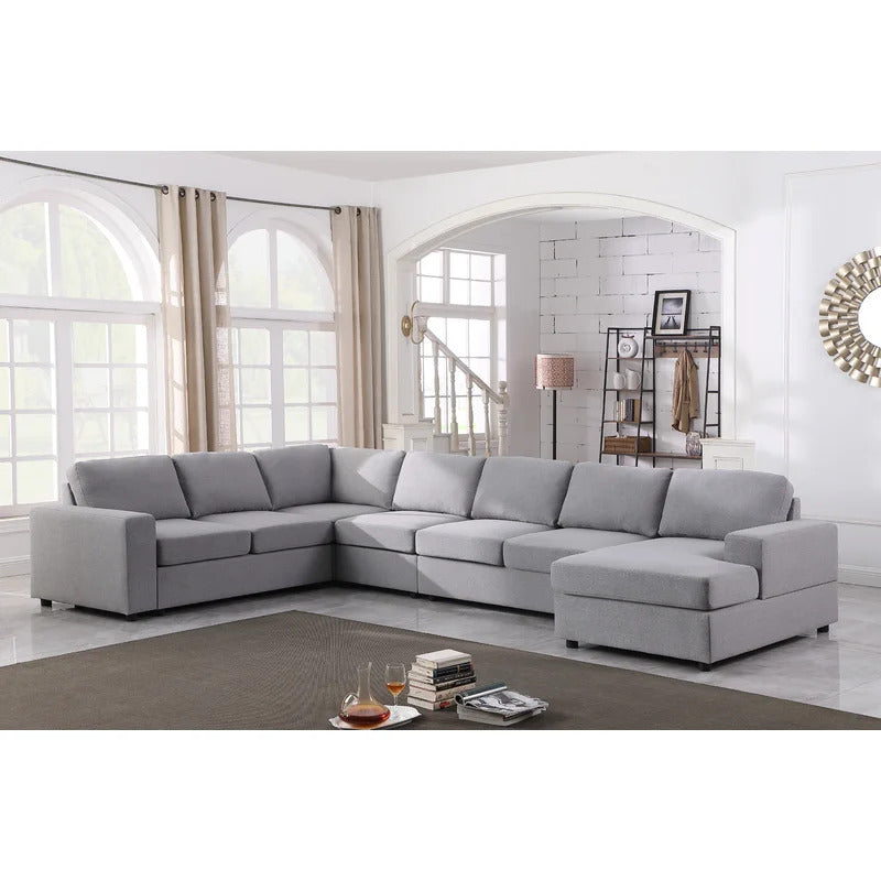 U Shape Sofa Set : Reversible Sectional Sofa