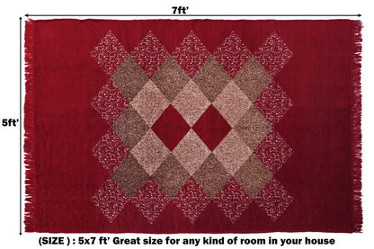 Carpets: Velvet Carpet with Fine Gold Yarn for Living Room, Bedroom