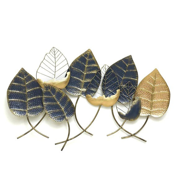Wall Art Wrought Iron Zoey Leaf Wall Art In Multicolour