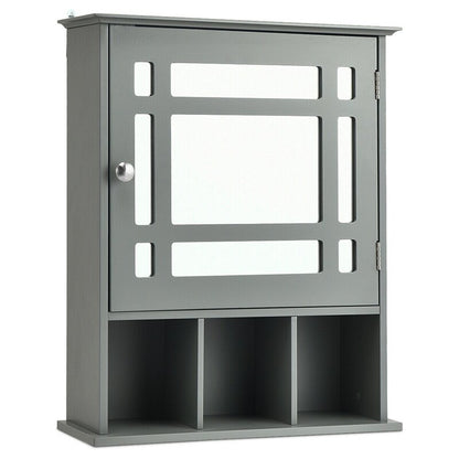 Wall Cabinets: 20'' W x 24'' H x 6'' D Wall Mounted Cabinet
