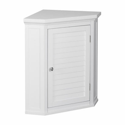 Wall Cabinets: White Wall Cabinet with 1 Shutter Door  