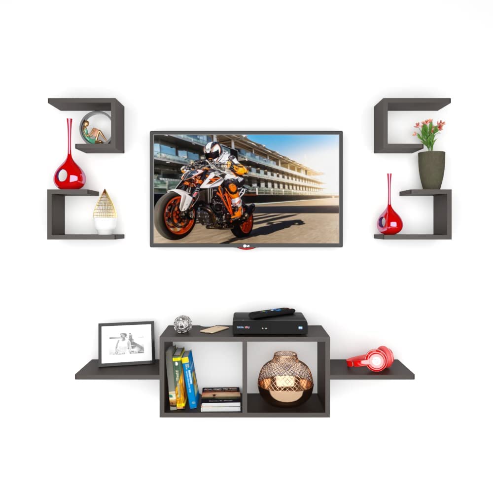 Wall Mount TV Unit: Set Top Box Stand And TV Unit Stand