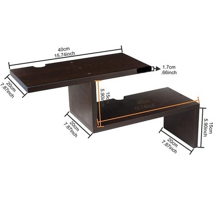 Wall Mount TV Unit: Wooden TV Stand And Set Top Box Stand