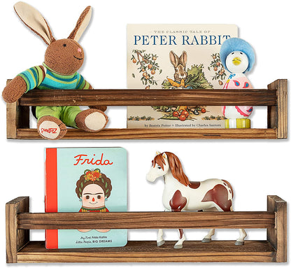 Wall Shelves Book Shelf Organizer for Baby Nursery Decor