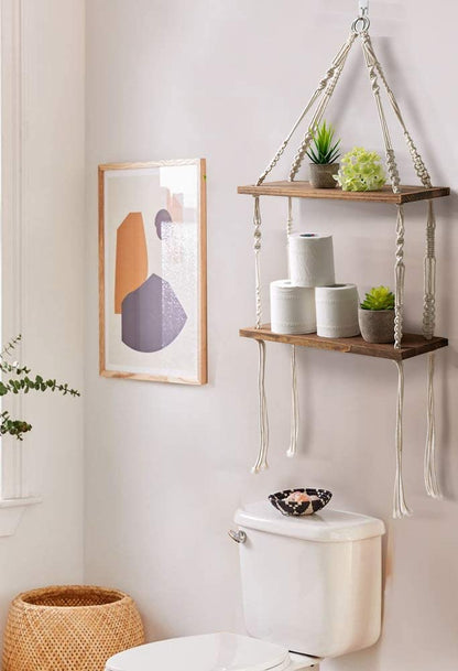 Wall Shelves Photo Frames, Small Plants, Home Decor for Bedroom, Living Room, Bathroom 