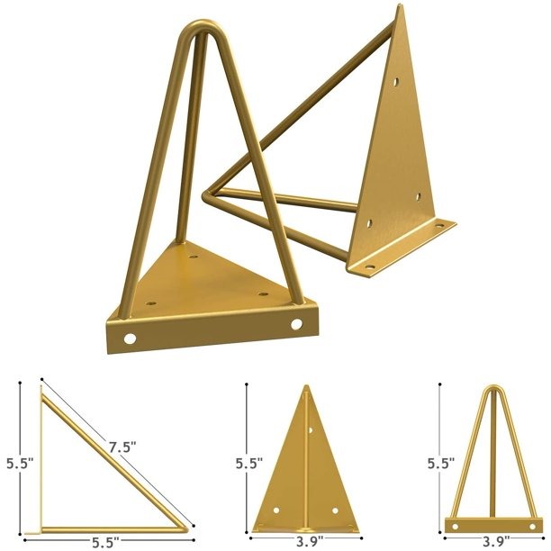 Wall Shelves: Set of 3 - Wall Mounted Shelf for Living Room, Kitchen