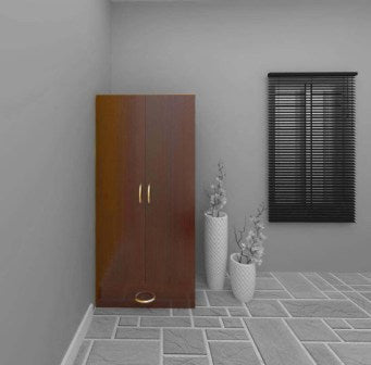  Wardrobe 2 Door Wardrobe (In Wenge Finish)