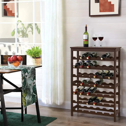 Wine Racks : 42 Bottle Floor Wine Bottle Rack