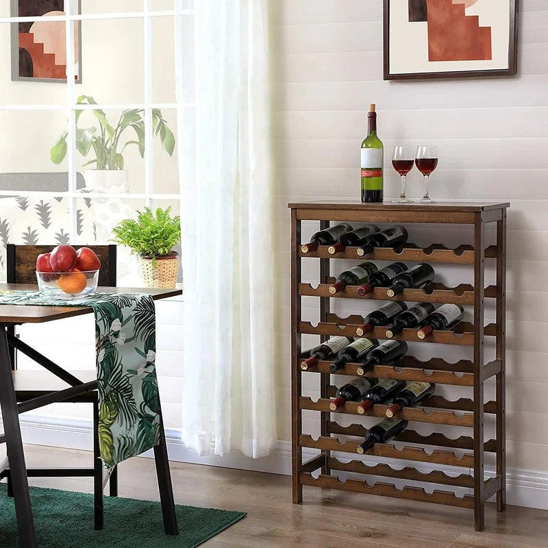 Wine Racks : 42 Bottle Floor Wine Bottle Rack