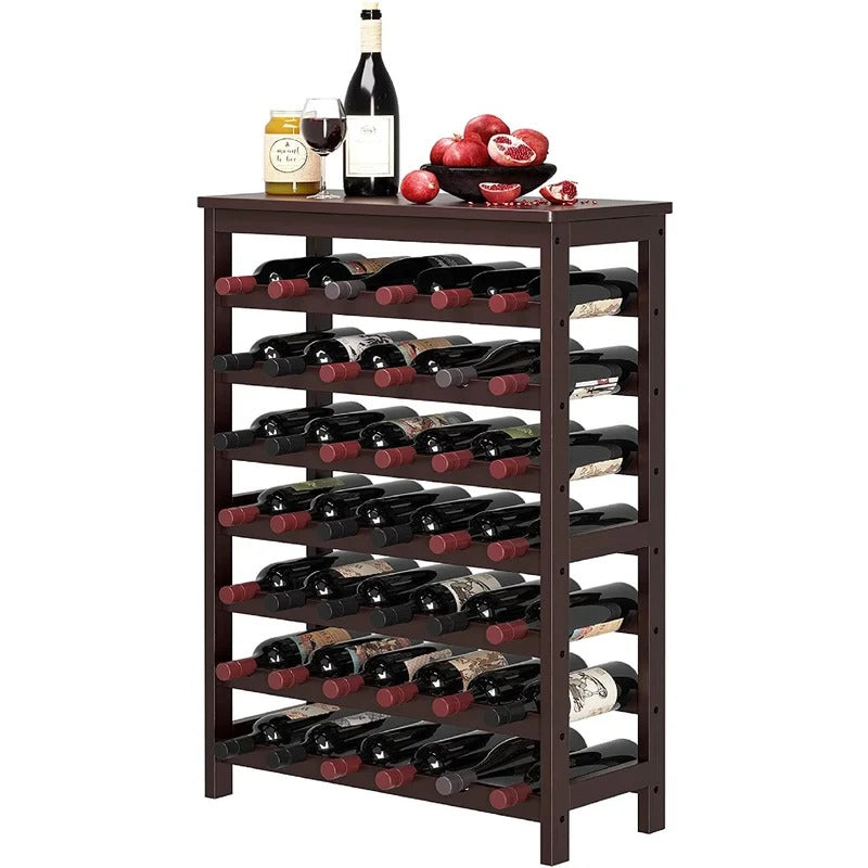 Wine Racks : 42 Bottle Floor Wine Bottle Rack