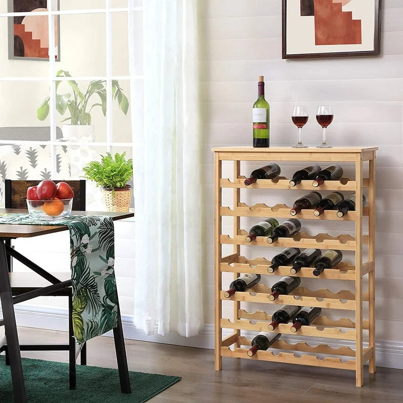 Wine Racks : 42 Bottle Floor Wine Bottle Rack