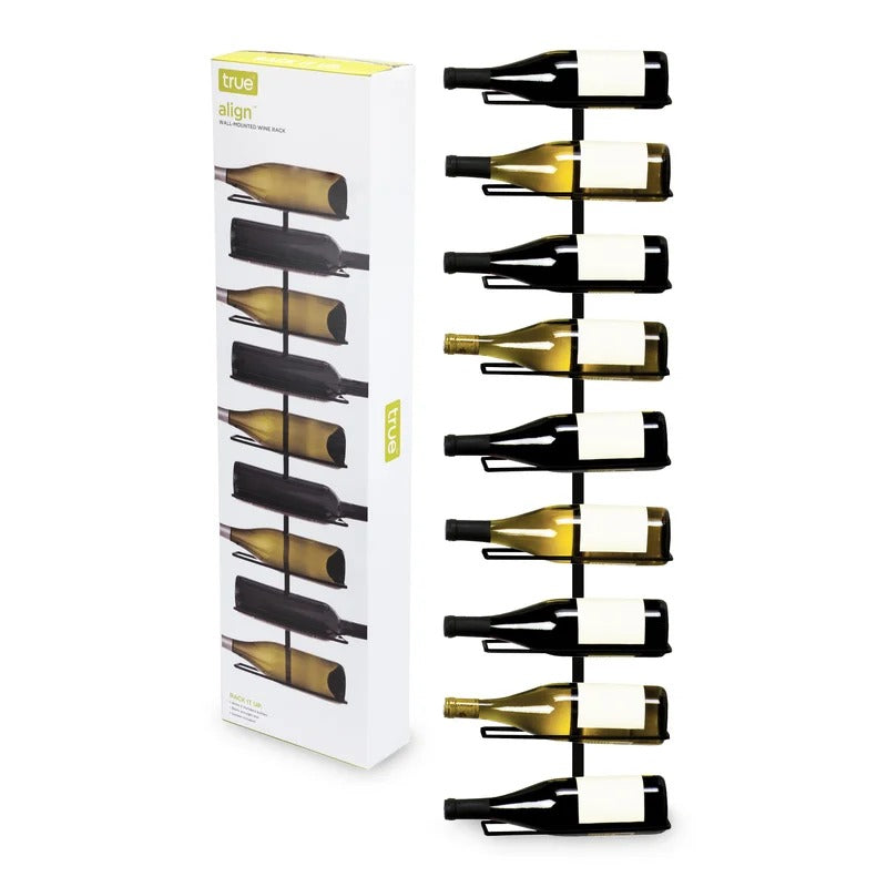 Wine Racks : Ali Wall Mounted Wine Bottle Rack in Black