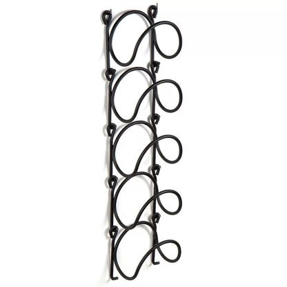 Wine Racks : Eha Wall Mounted Wine Bottle Rack in Black (Set of 5)