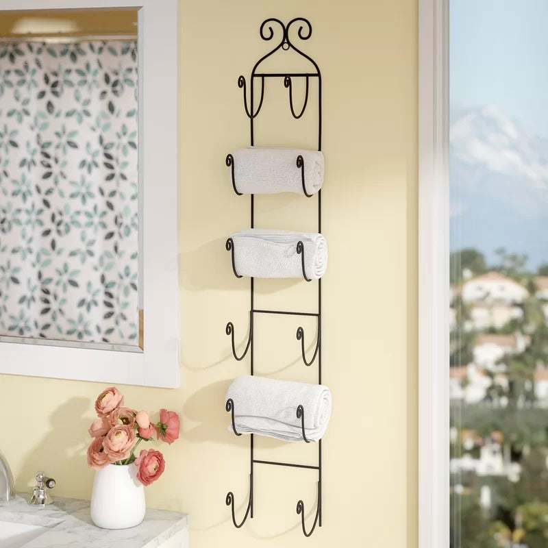 Wine Racks : NS 6 Bottle Wall Mounted Wine Bottle Rack in Black