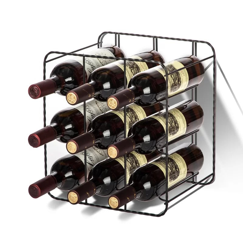 Wine Racks : Sid Tabletop Wine Bottle Rack in Oil-Rubbed Bronze