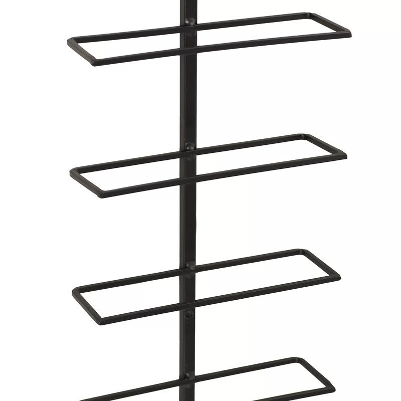 Wine Racks : Wall Mounted Wine Bottle Rack in Black