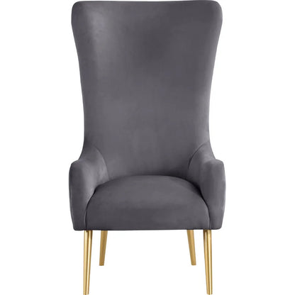 Wing Chair: 27'' Wide Velvet Wingback Chair